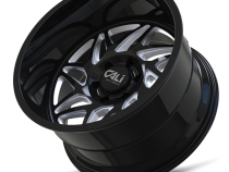 Cast Aluminum Wheels Gemini 9112 GB 22x12 Milled Spokes Gloss Black 8 On 165.1 Bolt Pattern -51 Offset Cali Offroad Wheels