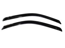 Ventvisor Deflector for 2009-2024 Ram 1500/Dodge Ram 1500 Standard Cab Pickup Smoke Outside Mount 2 Piece AVS