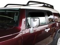 Ventvisor Deflector for 2007-2014 Toyota Fj Cruiser Smoke Outside Mount 2 Piece AVS