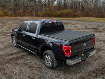 Trifecta 2.0 Tonneau Cover Black Leather Grained Fabric 2004-2014 Ford F-150/2006-2008 Lincoln Mark LT 5' 6 inch Bed Extang