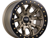 Dirty Life Race Wheels DT-1 9303 Satin Gold W/Simulated Beadlock Ring 17X9 6-139.7 -38Mm 106Mm