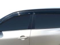 Ventvisor Deflector for 2021-2025 Nissan Rogue Smoke Outside Mount 4 Piece AVS