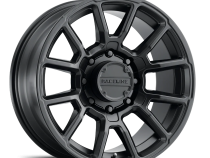 Aluminum Wheels 17x9 Gauge 950B Satin Black Multi Spoke 18 Offset 8 on 180 Bolt Pattern 124.2 Bore Raceline