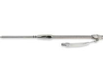 Engine Oil Dipstick &amp;amp; Tube Braided Stainless Steel Fits 1980-1985 Chevrolet 305-350 Small Block Mr Gasket