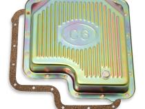 Transmission Oil Pan Zinc Fits Ford C6 Stock Depth and Capacity Finned Design Mr Gasket