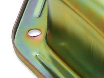 Transmission Oil Pan Zinc Fits GM TH350 Stock Depth and Capacity Finned Design Mr Gasket