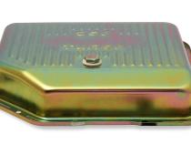 Transmission Oil Pan Zinc Fits GM TH350 Stock Depth and Capacity Finned Design Mr Gasket