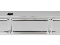 Chrome Tall-Style Valve Covers without Baffle Fits 1960-1986 Chevrolet Small Block 262-400 Mr Gasket