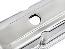 Chrome Tall-Style Valve Covers without Baffle Fits 1960-1986 Chevrolet Small Block 262-400 Mr Gasket
