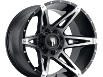Kutz AT1902 Gloss Black Machined 18X9 8-165.1 -12MM 125.2MM Off Road Wheels American Truxx