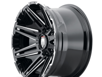 Boom AT1903 Gloss Black Milled 22X12 8-165.1 -44MM 125.2MM Off Road Wheels American Truxx