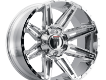 Boom AT1903 Chrome 20X9 8-165.1 -12MM 125.2MM Off Road Wheels American Truxx