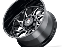 Destiny AT1913 Gloss Black Milled 20X12 8-165.1 -44MM 125.2MM Off Road Wheels American Truxx