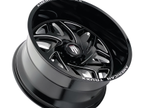 Euphoria AT1914 Black Milled 20X10 6-139.7 -19MM 106MM Off Road Wheels American Truxx