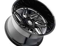 Goliath AT1917 Gloss Black Milled 20X9 8-165.1 -12MM 125.2MM Off Road Wheels American Truxx