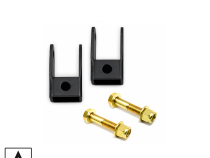 Shock Extension Spacer Kit 6 Lug Fits 99-06 Silverado/Sierra 2500/3500, 1500HD, Avalanche, Suburban XL, Yukon XL, and Hummer H2 Axiom Supply