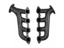 Lt Swap Exhaust Manifolds Black Ceramic Finish Multi-Fit GM Lt Exhaust Manifolds 2.50 Inch Outlet Hooker BlackHeart