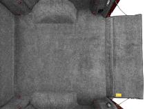 Truck Bed Liner 20+ GM HD Silverado/Sierra 6'9 inch Bed Without Multi-Pro Tailgate Charcoal BedRug