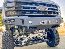 2023-Present Ford Superduty F250/F350 Octane Series Front Winch Bumper Black Powdercoat Chassis Unlimited