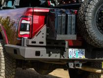 2010-2023 Ram 2500/3500 High Clearance Dual Swing Out Rear Bumper W/ Parking Sensors Chassis Unlimited