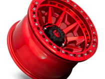 Aluminum Wheels 17X9 Covert Beadlock D113 6 On 135 Candy Red 87.1 Bore -15 Offset Multi Spoke Fuel Off Road Wheels