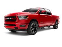 RKR Step System Cab Length (2 Step Mounts/2 Steps per Side) 1.75 Inch Rails 2019-2025 (New Body Style) Ram 1500 Crew Cab Textured Black NFab