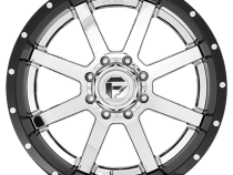 Aluminum Wheels 22X12 Maverick D260 8 On 180 Chrome/Gloss Black Lip 125.1 Bore -44 Offset Fuel Off Road Wheels