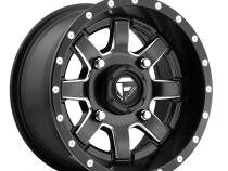 Aluminum Wheels 14X7 Maverick UTV D538 4 On 136 Matte Black Milled 110.2 Bore 38 Offset Fuel Off Road Wheels