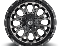Aluminum Wheels 20X10 Crush D561 8 On 165.1 Gloss Black Double Dark Tint Machined Face 125.2 Bore -18 Offset 8 Spoke Fuel Off Road Wheels