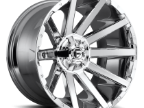 Aluminum Wheels 20X10 Contra D614 8 On 165.1 Chrome 125.2 Bore -18 Offset Multi Spoke Fuel Off Road Wheels