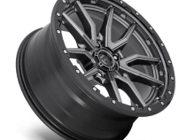 Aluminum Wheels 18X9 Rebel D680 5 On 139.7 Matte Gunmetal Gray Black Bead Ring 78.1 Bore 20 Offset Fuel Off Road Wheels