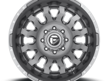 Dually Wheels 20X8.25 Blitz Dually D693 8 On 210 Brushed Gunmetal Gray Tinted Clear 154.3 Bore -246 Offset Multi Spoke Outer Dually Fuel Off Road Wheels