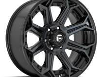 Aluminum Wheels 20X9 Siege D704 5 On 139.7 Gloss Black Machined Double Dark Tint 78 Bore 1 Offset Fuel Off Road Wheels