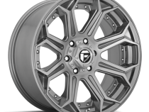 Aluminum Wheels 26X14 Siege D705 6 On 139.7 Brushed Gunmetal Gray Tinted Clear 106.1 Bore -75 Offset Fuel Off Road Wheels
