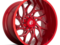 Aluminum Wheels 22X12 Runner D742 6 On 135 Candy Red Milled 87.1 Bore -44 Offset Fuel Off Road Wheels