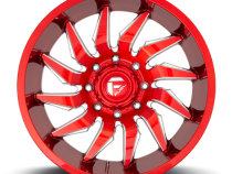 Aluminum Wheels 24X12 Saber D745 6 On 135 Candy Red Milled 87.1 Bore -44 Offset Fuel Off Road Wheels