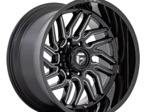 Aluminum Wheels 24X12 Hurricane D807 6 On 135 Gloss Black Milled 87.1 Bore -44 Offset Fuel Off Road Wheels