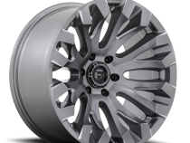 Aluminum Wheels 18X9 Quake D830 5 On 139.7 Platinum Gray 78.1 Bore 1 Offset Fuel Off Road Wheels