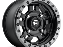 Aluminum Wheels 15X7 Anza UTV D917 4 On 136 Matte Black Beadlock 110.2 Bore 38 Offset 5 Spoke Fuel Off Road Wheels