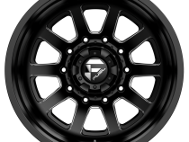 Dually Wheels 24X8.25 FF09D Dually DE09 BK 10 On 225 Matte Black Milled 170.1 Bore -225 Offset Outer Dually Fuel Off Road Wheels