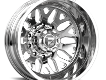 Dually Wheels 20X8.25 FF19D Dually DE19 PO 10 On 225 Polished 170.1 Bore -202 Offset Outer Dually Fuel Off Road Wheels