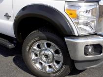 Extra Wide Style Fender Flare Set Front and Rear, Textured, 4-Piece Set 2011-2016 Ford F-250 Super Duty/F-350 Super Duty Fleetside Lund