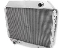 Aluminum Radiator 4 Row 1966-1979 Ford P/U &amp;amp; Suv V8 (302/351/352/360/361/390/400/460) (4-Row) W/ 19 Inch Tall Core Frostbite Cooling