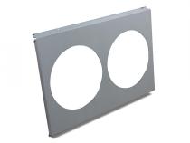 Direct Fit Aluminum Fan Shroud Direct Fit Fan Shroud 2 X 11.25 Inch Openings For Fb162, Fb163, Fb164, Fb302 Radiators Frostbite Cooling