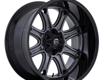 Aluminum Wheels 20X10 Darkstar FC853AB 8 On 180 Matte Gunmetal Gray/Black Lip 124.2 Bore -18 Offset Fuel Off Road Wheels