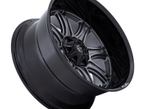 Aluminum Wheels 22X10 Darkstar FC853AB 8 On 180 Matte Gunmetal Gray/Black Lip 124.2 Bore -18 Offset Fuel Off Road Wheels