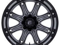 Aluminum Wheels 24X12 Darkstar FC853AB 8 On 180 Matte Gunmetal Gray/Black Lip 124.2 Bore -44 Offset Fuel Off Road Wheels