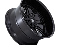 Aluminum Wheels 24X12 Darkstar FC853BE 5 On 139.7/5 On 150 Gloss Black/Milled 110.1 Bore -44 Offset Fuel Off Road Wheels