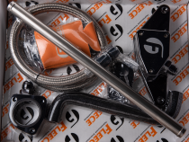 Cummins Coolant Bypass Kit 003-05 Auto Trans with Stainless Steel Braided Line Fleece Performance