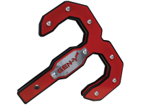 Hulk 2.0 16K Tow Hook 2 Inch Shank Black/Red Gen Y Hitch